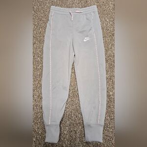 Nike Sportswear Girls Lifestyle  Grey/Pink pants